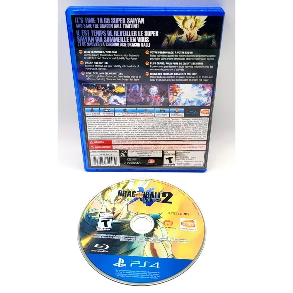Dragon Ball Xenoverse 2 (Sony PlayStation 4 PS4, 2016)‎
